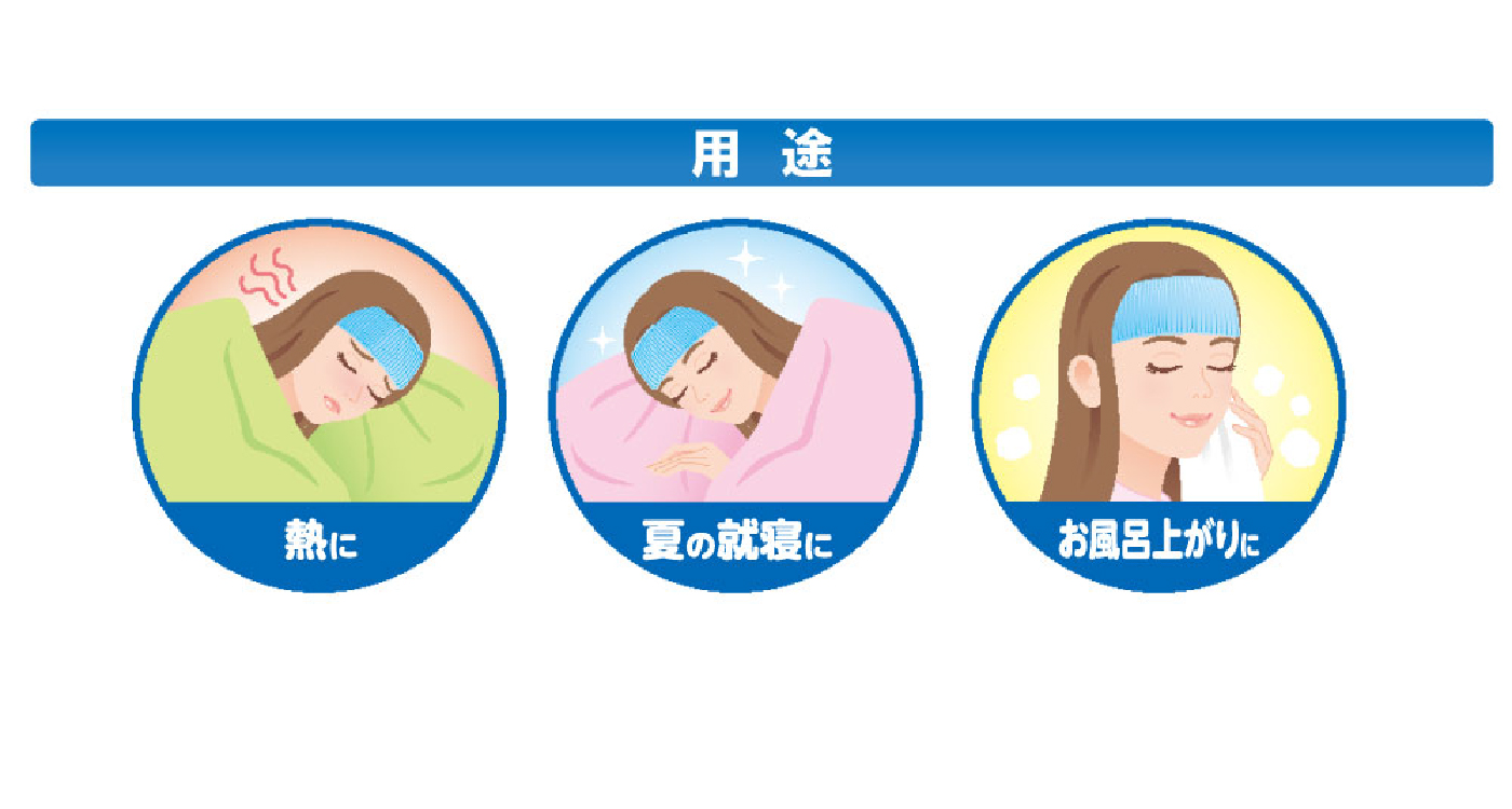 ヘッドクールヘアバンドタイプ3A使用シーン