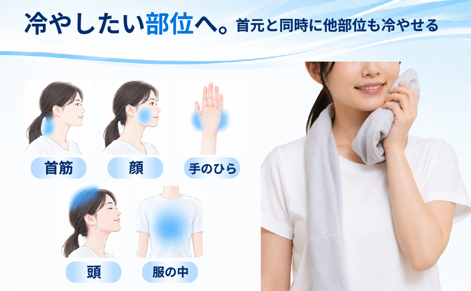 ネックールウルトラ2使用シーン