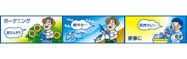 ネックール氷結2使用シーン